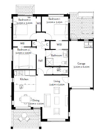 Riccarton-park-retirement-village-3-bedroom-floorplan