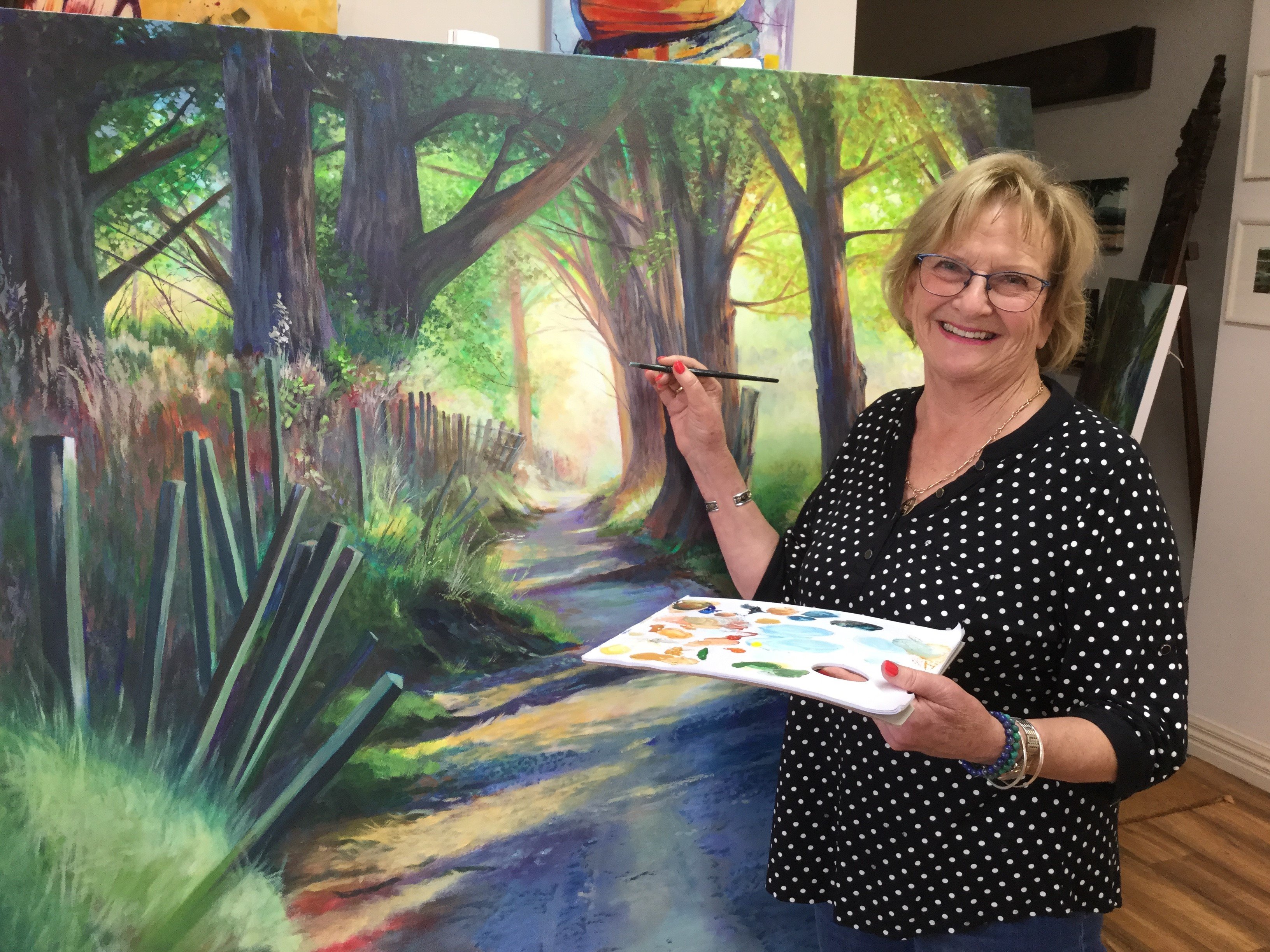 Julia Wallace resident Vonnie Sterritt reveals her art history